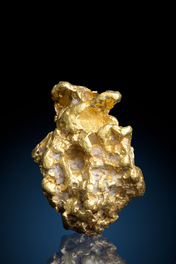 (image for) Rare Chunky Gold with Quartz Nugget